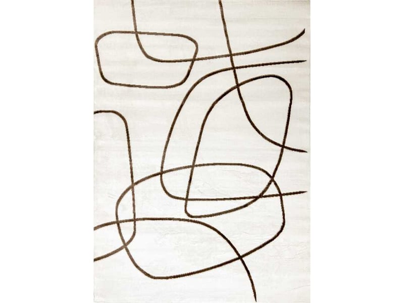 Tapis abstrait - marseille 09 marron - 160x230 cm MARSEILLE M069B brown 160x230 - Conforama A