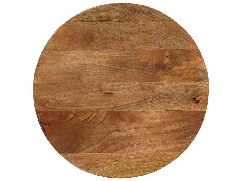 Dessus de table - plateau de table - dessus de bureau ø 40x2,5 cm rond bois de manguier massif  - Conforama A