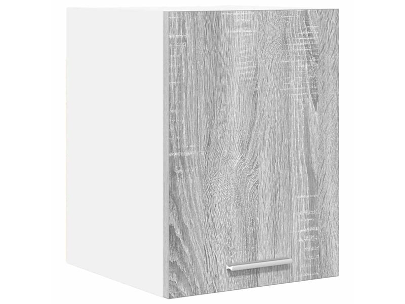Meuble de rangement, armoire suspendue gris sonoma et blanc 30x31x40cm - Conforama A
