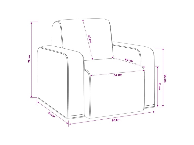  Vidaxl fauteuil crème tissu  - Conforama C