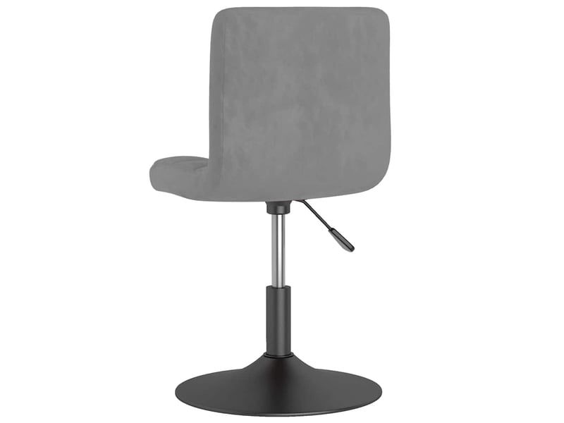  Tabouret de bar, chaise de bar pivotant gris clair velours  - Conforama E