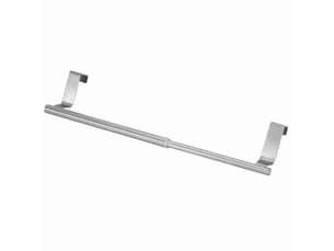 Porte serviette rétractable en acier inoxydable, barre simple, étagère murale de 34 pouces