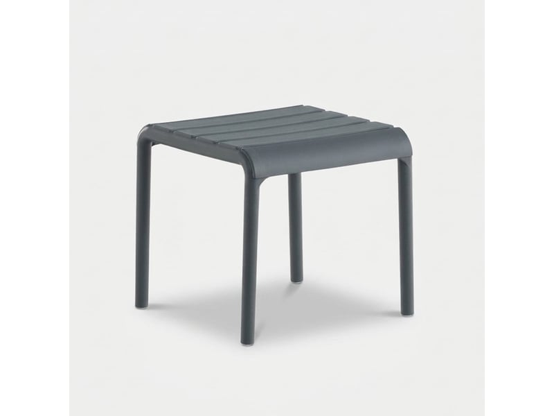  Table basse d'extérieur en polypropylène et fibre de verre bard - anthracite  - Conforama A