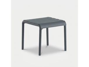 Table basse d'extérieur en polypropylène et fibre de verre bard - anthracite