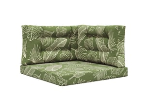 Coussin de canapé d'extérieur, coussin de chaise polyester modèle feuille cf54097