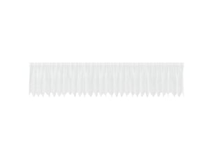 Rideau en dentelle, rideau ajouré, voilage blanc 120 x 750 cm polyester cf43657