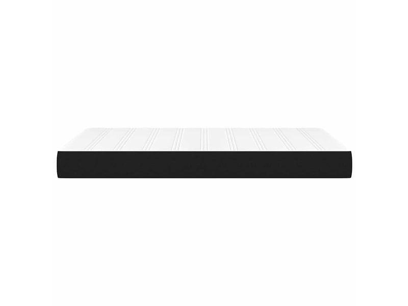  Matelas de lit à ressorts ensachés fermeté moyenne noir 120x200x20 cm tissu  - Conforama D