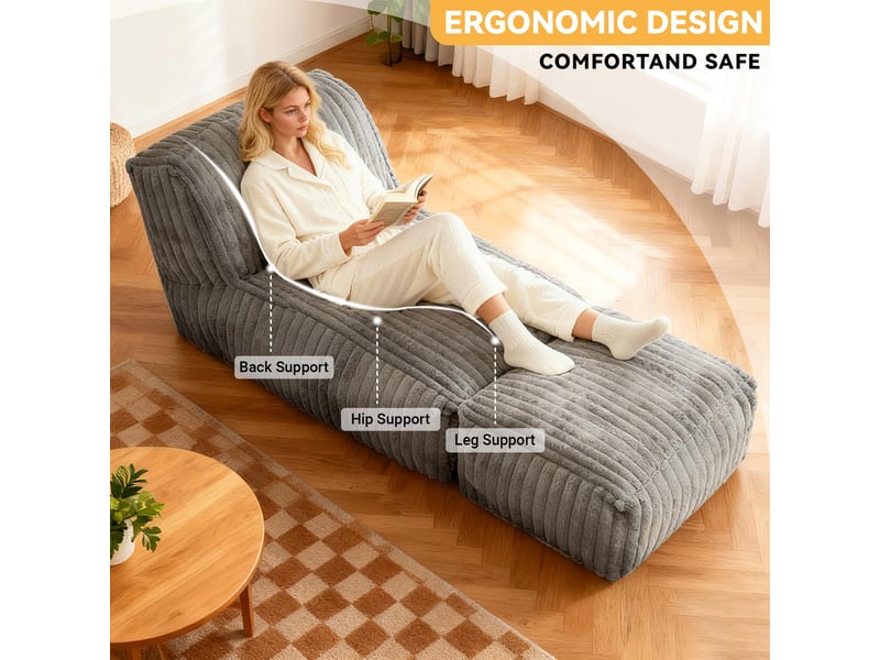 Chaise de sol modulable zdfk-qianhui, canapé-lit convertible détente polyvalent - Conforama E