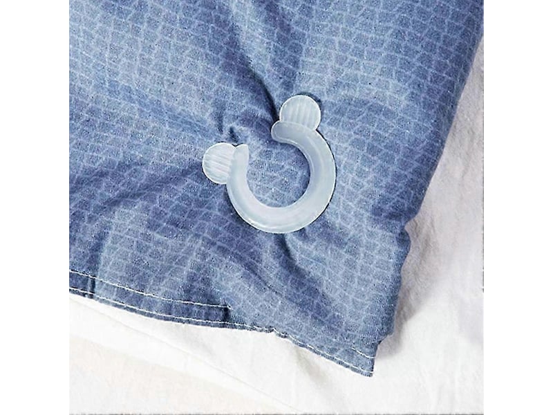  Lot de 20 pinces à couette, attaches pour maintenir les coins en place  - Conforama C