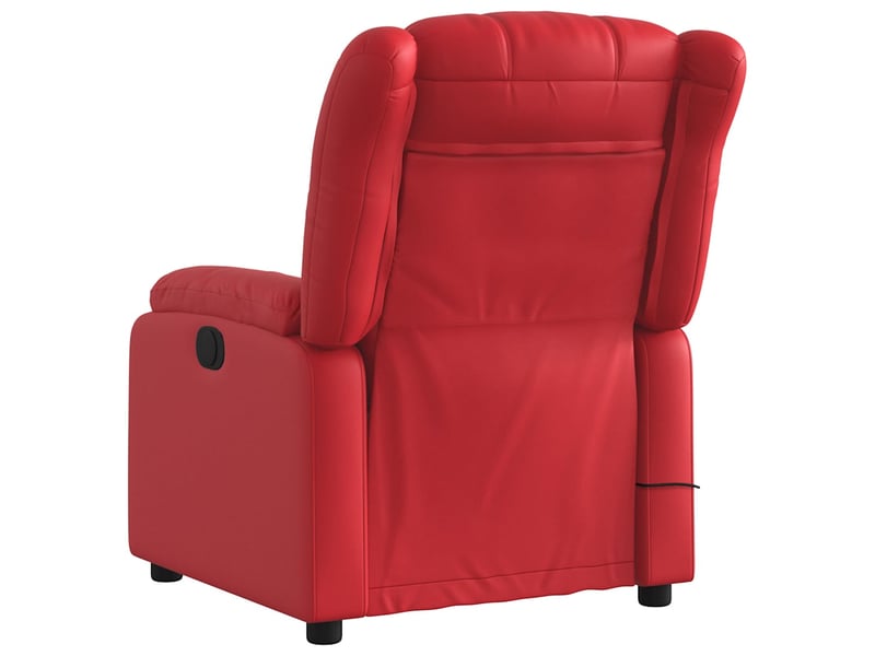  Fauteuil de massage inclinable électrique, fauteuil relax rouge similicuir shl55136  - Conforama D