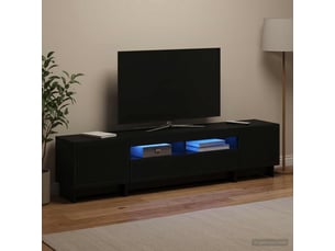 Meuble tv coloris noir 49 cm <strong></strong> <strong></strong>