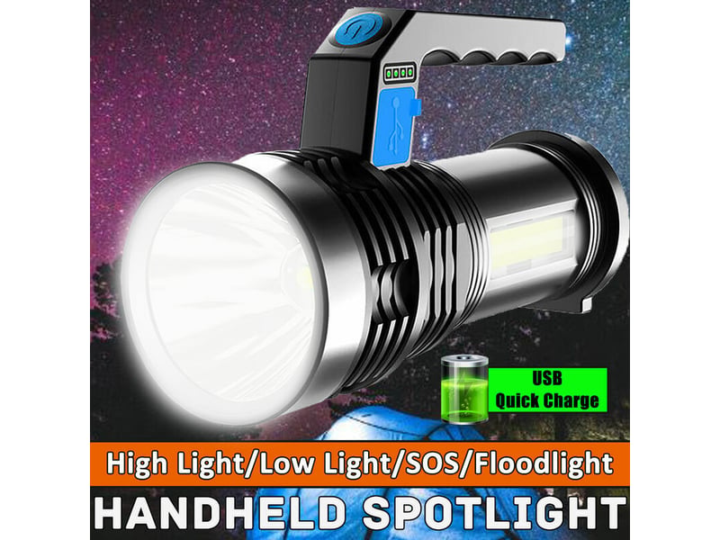Lampe torche projecteur d'extrieur led projecteur de recherche 1500m - Conforama C
