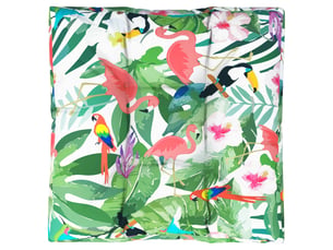 Coussin de palette, coussin de chaise, coussin de canapé multicolore 70x70x12 cm tissu cf55404