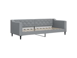 Lit simple 80x200 cm    coloris gris