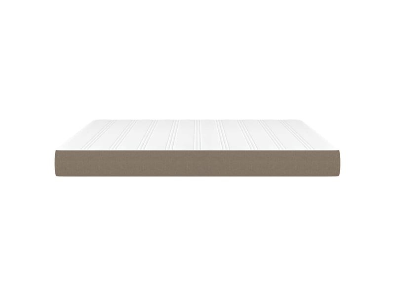  Matelas de lit à ressorts ensachés fermeté moyenne taupe 160x200x20 cm tissu  - Conforama D