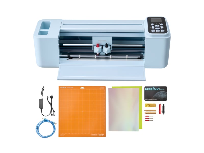 Vevor machine de découpe vinyle de bureau capacité maximale 305 mm scrapbooking - Conforama A