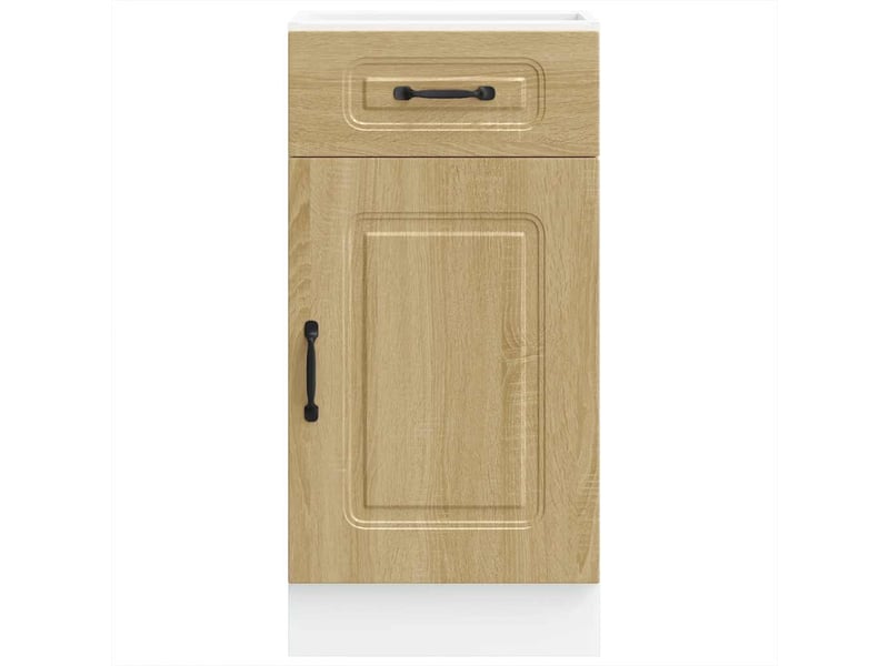  Meuble de rangement, armoire de cuisine kalmar chêne sonoma bois d'ingénierie shl863  - Conforama D