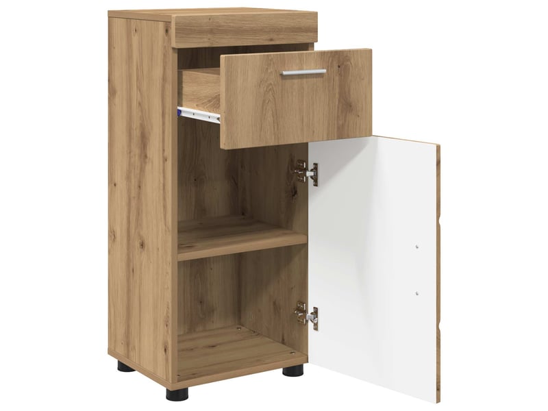  Ensemble d'armoire de salle de bain tulum chêne artisanal cf62976  - Conforama E