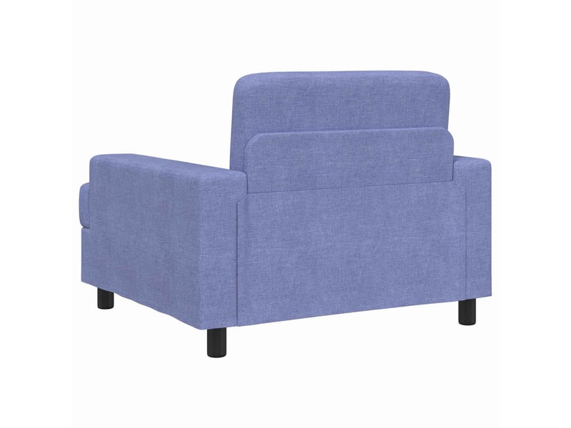 Vidaxl fauteuil bleu denim tissu - Conforama E