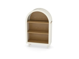 Bibliotheque coloris  blanc 3 étagère(s)   - 60 cm x 95 cm