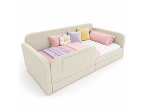 Lit avec rangement 90x200 cm    coloris blanc