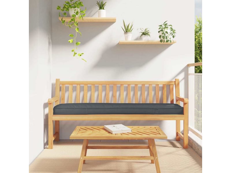  Coussin de palette, coussin de chaise, coussin de canapé anthracite 200 x 40 x 8 cm tissu oxford cf55272  - Conforama B
