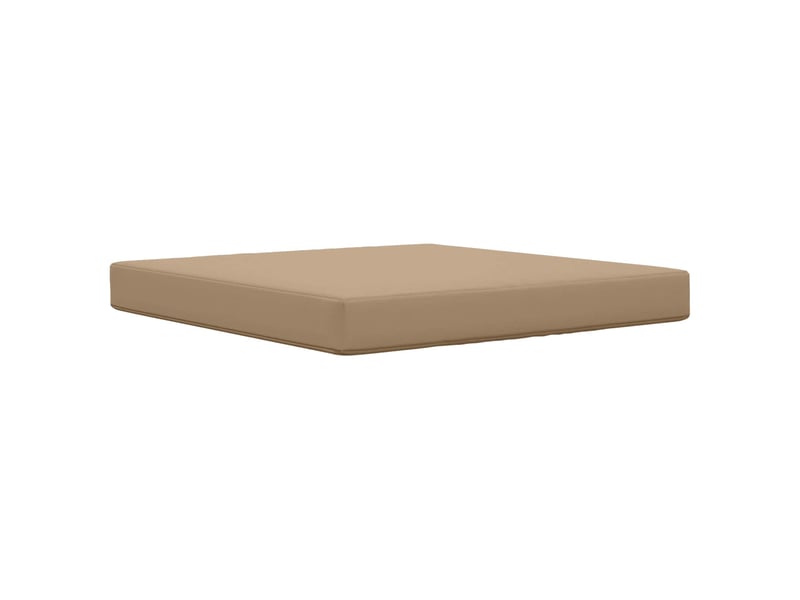  Coussin de canapé d'extérieur, coussin de chaise polyester taupe 80 x 80 cm cf54167  - Conforama D