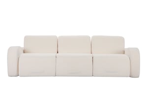Canapé modulable tcqpz convertible en canapé-lit 3 places 247 x 115 x 76 cm beige en velours côtelé