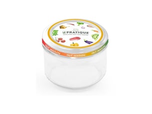 Bocaux stérilisables en verre 200 ml ø82 mm lot de 6