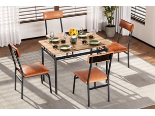 Ensemble table rectangulaire  4 chaise(s)  <strong></strong> <strong>cBc-mULI2wKV-WYp3-bk7</strong> 