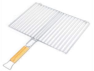 Grille rectangulaire en acier chromé somagic 40 x 29 cm