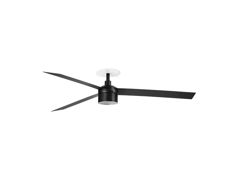  Faro cruiser ventilateur de plafond encastré cruiser 132 cm tek led noir mat 3000k  - Conforama A