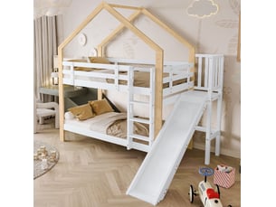 Lit superposé 90x200 cm <strong></strong>  <strong></strong> coloris bicolore