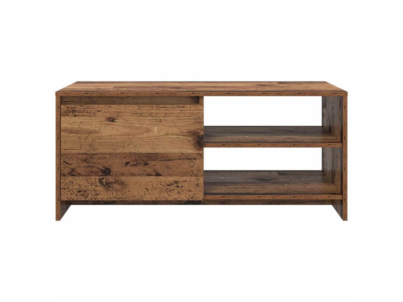 Table basse - table de salon - table à thé bois de chêne 102 x 50 x 45 cm bois d'ingénierie - Conforama C