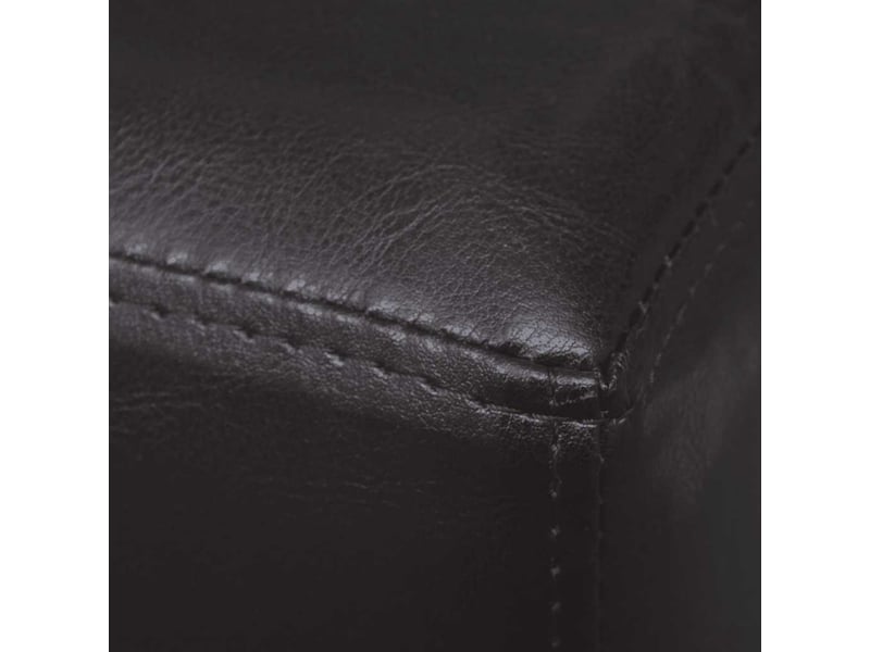  Banc d'entrée, banc d'intérieur 139,5 cm marron foncé similicuir  - Conforama E