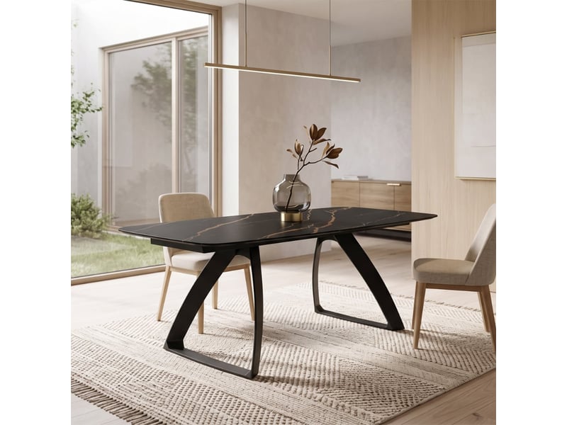  Table à manger extensible en céramique 180240x90 slide  - Conforama B