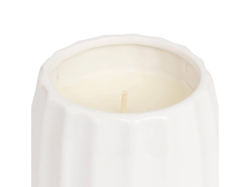  Bougie parfumée en dolomite champignon 150g rouge &amp; blanc  - Conforama C