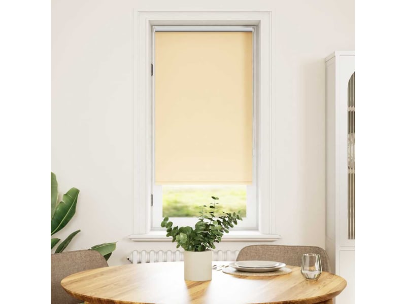  Store enrouleur occultant, store à rouleau 64,4 x 120 cm, largeur du tissu 60 cm, beige cf45461  - Conforama B
