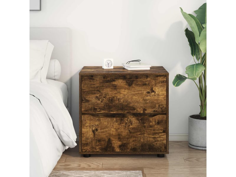  Armoire de rangement, commode de rangement 60 x 48 x 57 cm bois d'ingénierie shl2007  - Conforama D