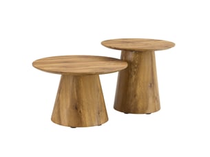 Table basse rond(e) coloris naturel  
