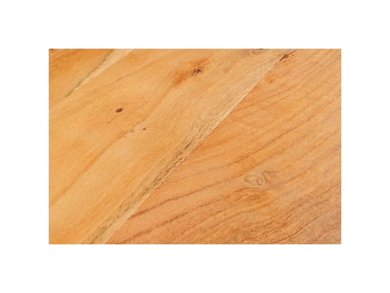  Buffet aravis 145 cm – bois massif acacia clair sculpté – 2 portes et 3 tiroirs  - Conforama E