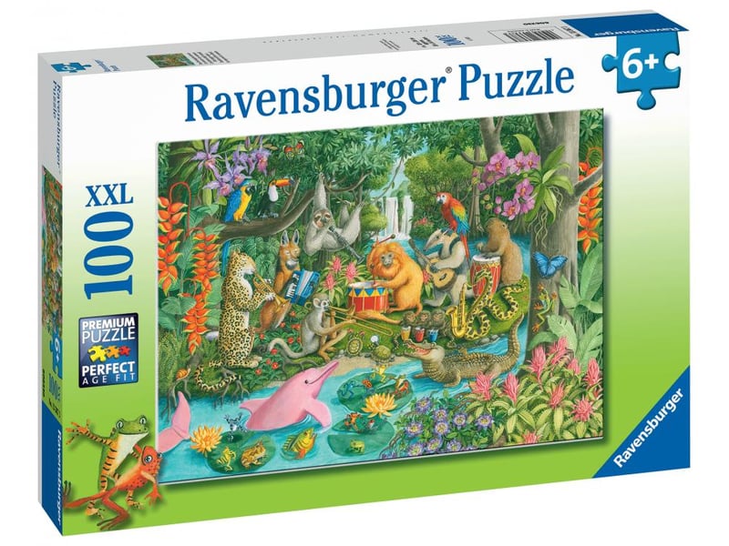 Puzzle 100 p xxl - l'orchestre des animaux 4005556133673 - Conforama A
