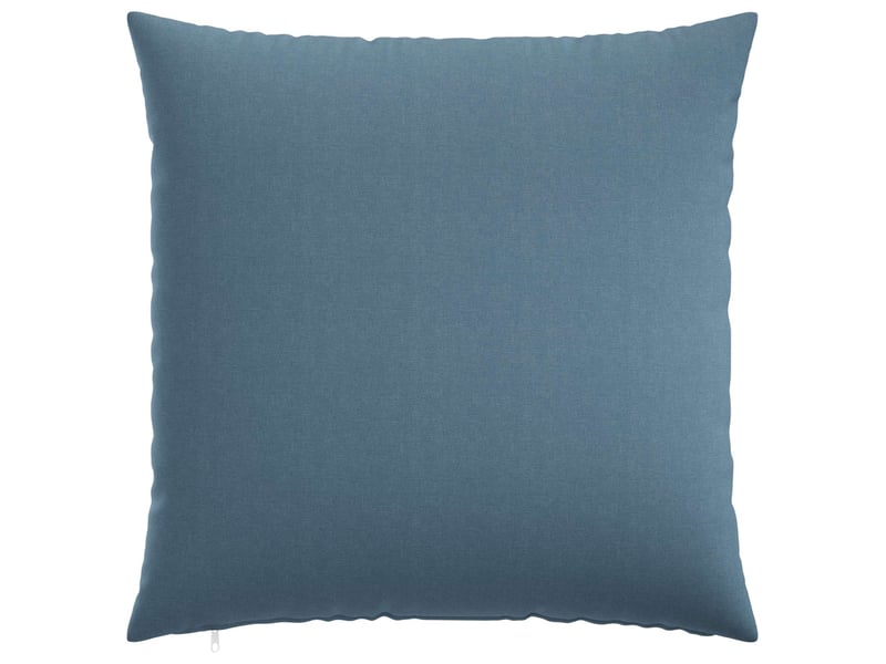  Lot de 6 housses de coussin heerlen bleu denim 55 x 55 cm tissu cf49593  - Conforama A