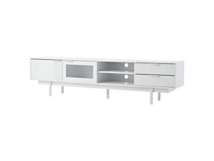 Meuble tv coloris blanc 200 cm <strong></strong> <strong>Fay Lum</strong>