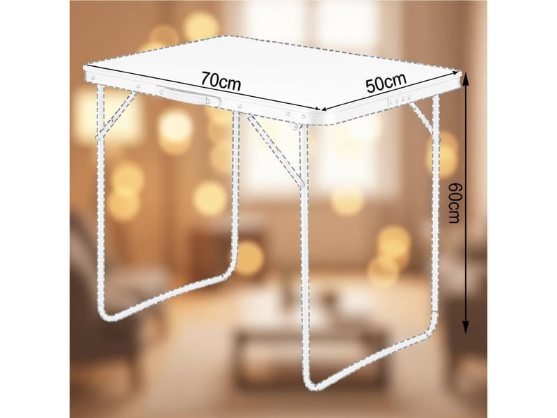  Table portable pliante ultra-légère, table multifonctionnelle camping, pêche, extérieur  - Conforama C