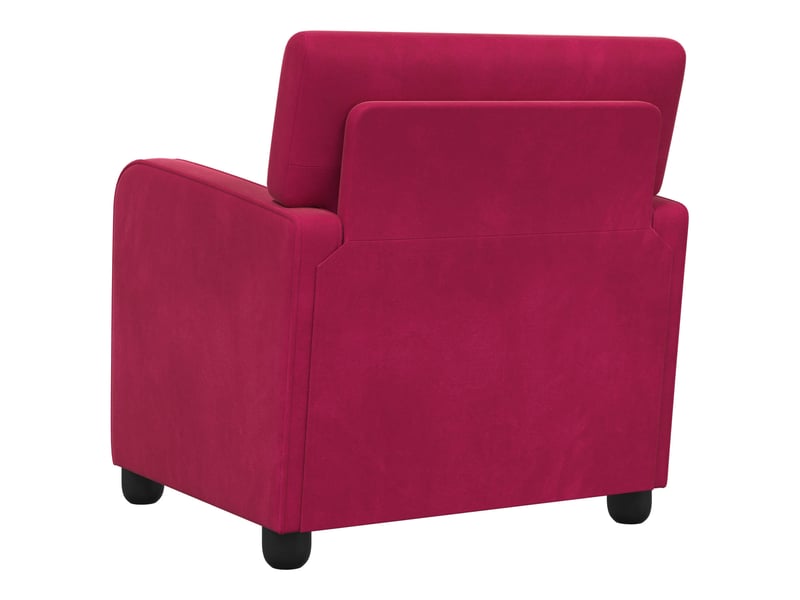  Vidaxl fauteuil bordeaux velours  - Conforama E