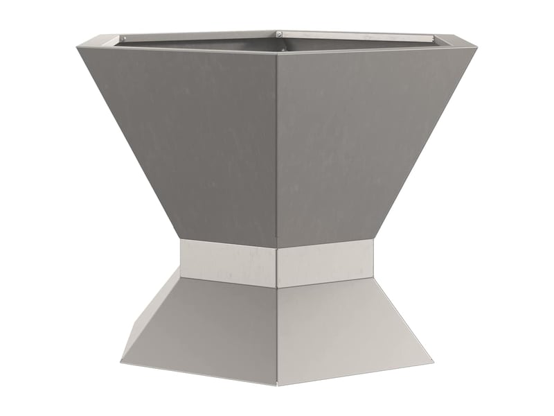  Brasero exterieur, foyer camping rouillé 50x50x40 cm  - Conforama E