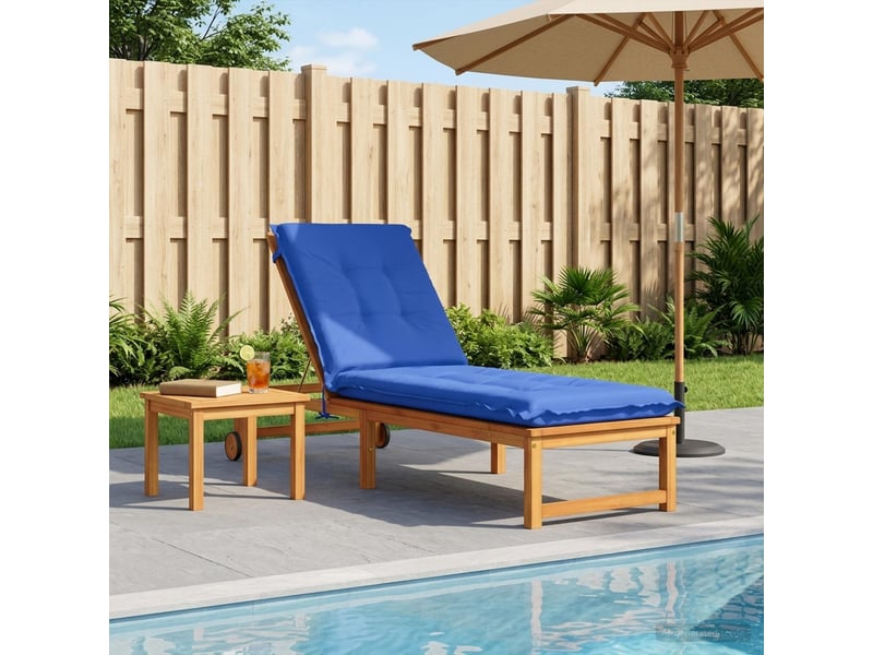  Coussin de transat, coussin pour bain de soleil gemert 100 % polyester bleu royal cf56131  - Conforama B