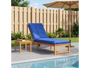 Coussin de transat, coussin pour bain de soleil gemert 100 % polyester bleu royal cf56131
