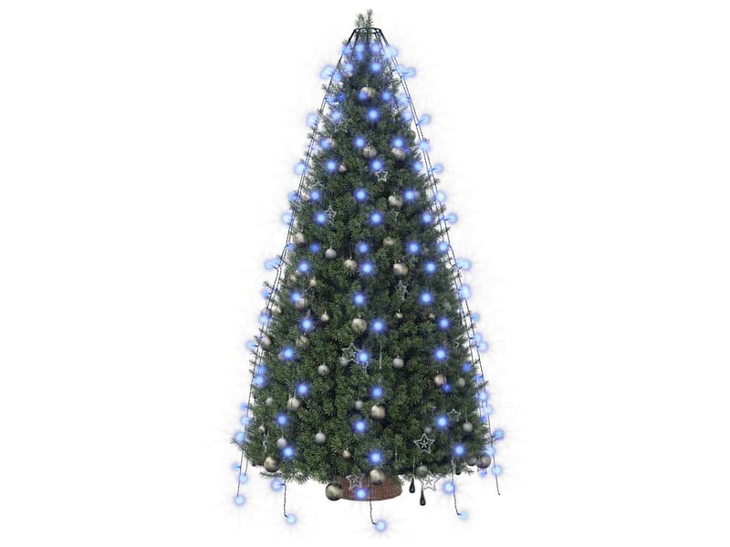 Guirlande lumineuse d'arbre de noël 180 led bleu 180 cm cf62421 - Conforama D